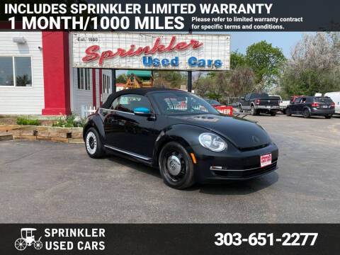 2014 Volkswagen Beetle Convertible for sale at Sprinkler Used Cars in Longmont CO