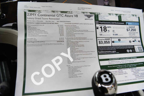 2023 Bentley Continental