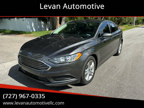 2018 Ford Fusion for sale at Levan Automotive in Largo FL