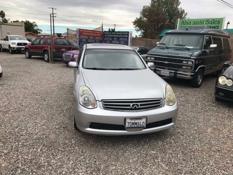 2005 Infiniti G35 for sale at ALSA Auto Sales in El Cajon CA