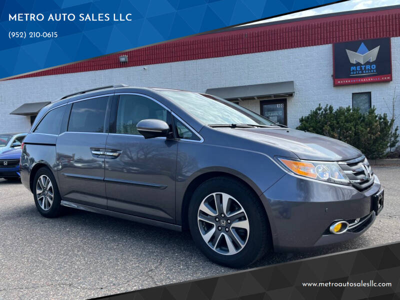 2015 Honda Odyssey for sale at METRO AUTO SALES LLC in Blaine MN