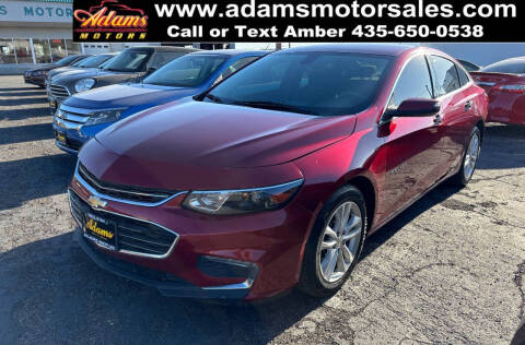 2018 Chevrolet Malibu for sale at Adams Motors Sales in Price UT