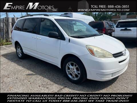 2005 Toyota Sienna for sale at Empire Motors LTD in Cleveland OH