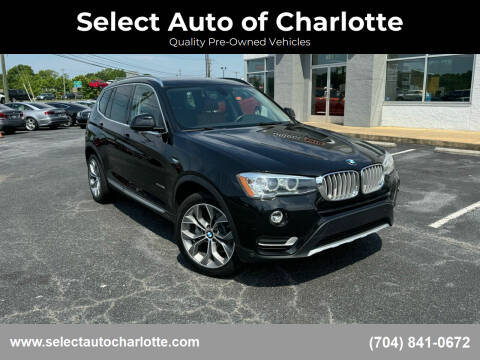 2015 BMW X3 for sale at Select Auto of Charlotte in Matthews NC