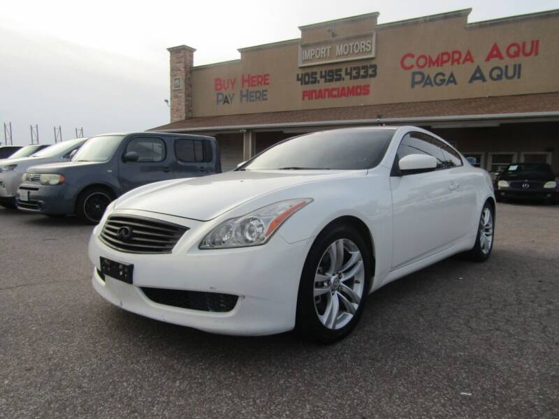 2010 Infiniti G37 Coupe for sale at Import Motors in Bethany OK