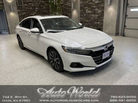 2021 Honda Accord for sale at Auto World Used Cars in Hays KS