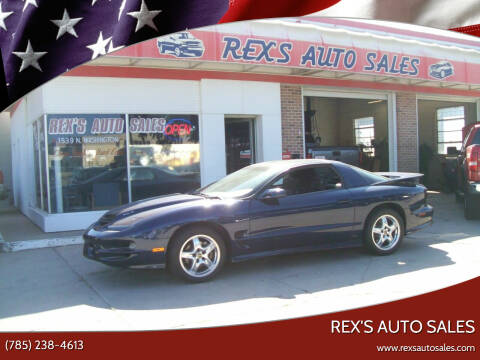 2002 Pontiac Firebird for sale at Rex's Auto Sales in Junction City KS