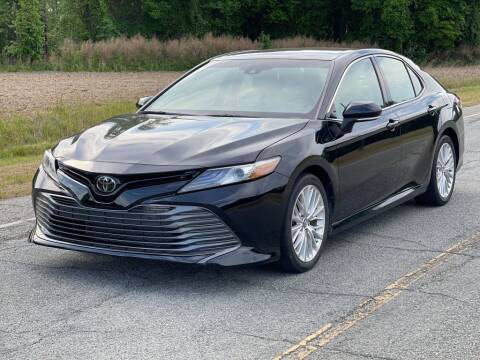 2018 Toyota Camry for sale at Powerhouse Auto in Smithfield NC