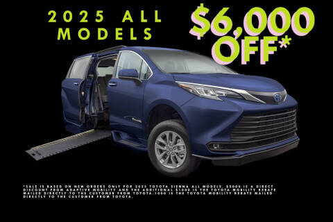 2025 Toyota Sienna for sale at Adaptive Mobility Wheelchair Vans in Seekonk MA