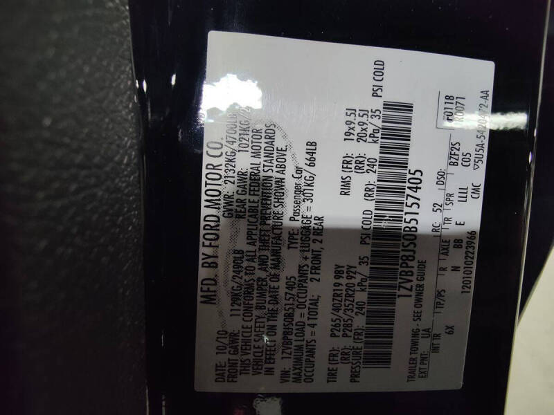 2011 Ford Shelby GT500