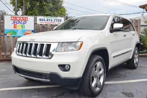 2011 Jeep Grand Cherokee for sale at ALWAYSSOLD123 INC in Fort Lauderdale FL