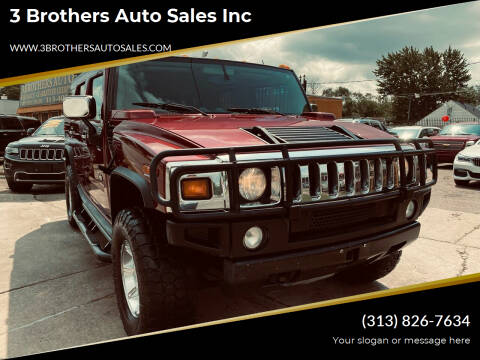 2004 HUMMER H2 for sale at 3 Brothers Auto Sales Inc in Detroit MI