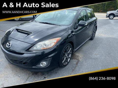 2013 Mazda MAZDASPEED3 for sale at A & H Auto Sales in Greenville SC