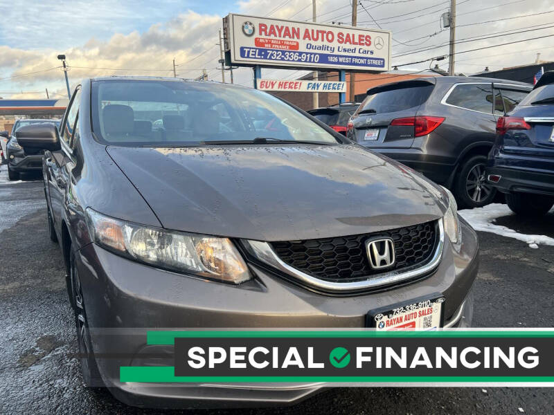2014 Honda Civic for sale at Rayan Auto Sales in Plainfield NJ