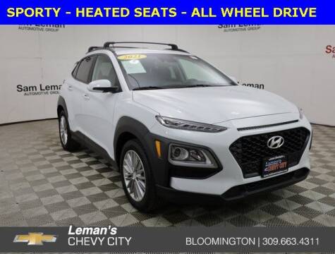 2021 Hyundai Kona for sale at Leman's Chevy City in Bloomington IL