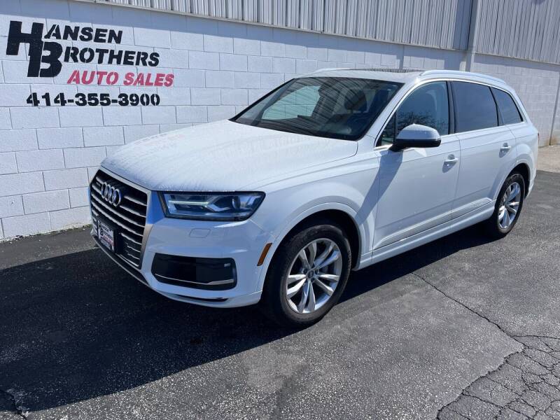 2017 Audi Q7 for sale at HANSEN BROTHERS AUTO SALES in Milwaukee WI