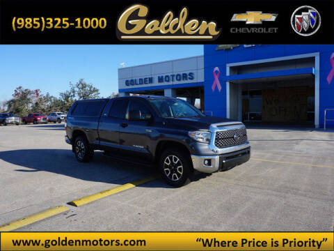2018 Toyota Tundra for sale at GOLDEN MOTORS in Cut Off LA