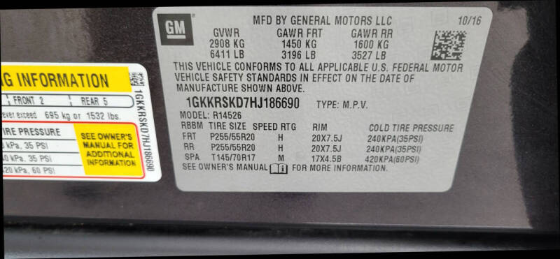 2017 GMC Acadia Limited