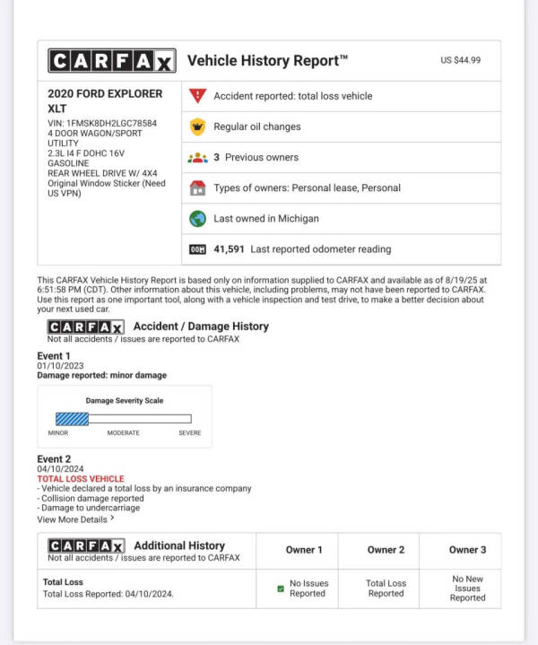 2020 Ford Explorer XLT