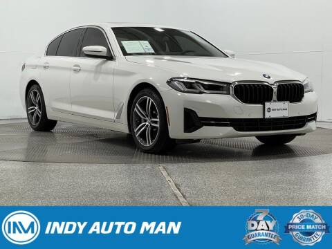 2021 BMW 5 Series for sale at INDY AUTO MAN in Indianapolis IN