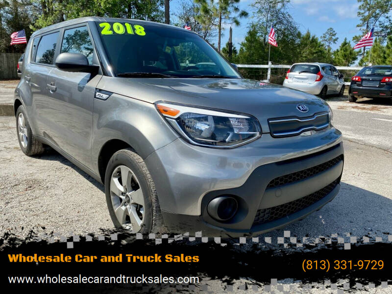 2018 Kia Soul for sale at Wholesale Car and Truck Sales in Plant City FL