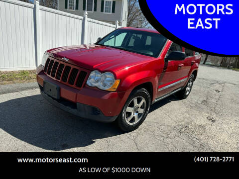 2009 Jeep Grand Cherokee for sale at MOTORS EAST in Cumberland RI