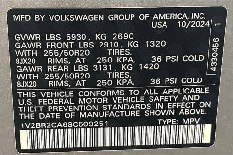 2025 Volkswagen Atlas SEL 4Motion