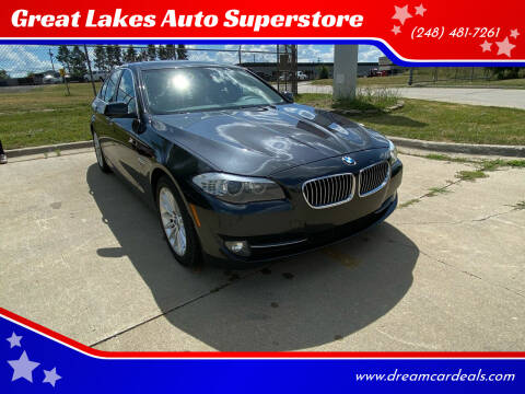 2012 BMW 5 Series for sale at Great Lakes Auto Superstore in Waterford Township MI