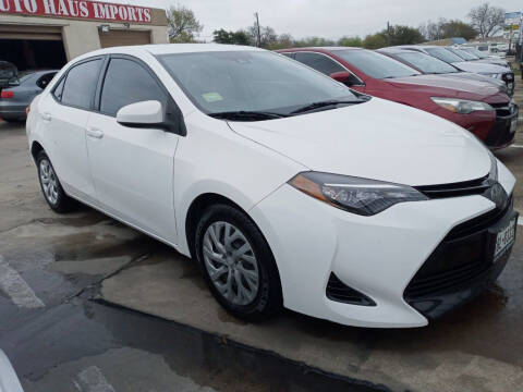 2017 Toyota Corolla for sale at Auto Haus Imports in Grand Prairie TX