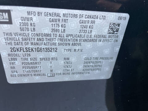 2016 GMC Terrain SLE-1