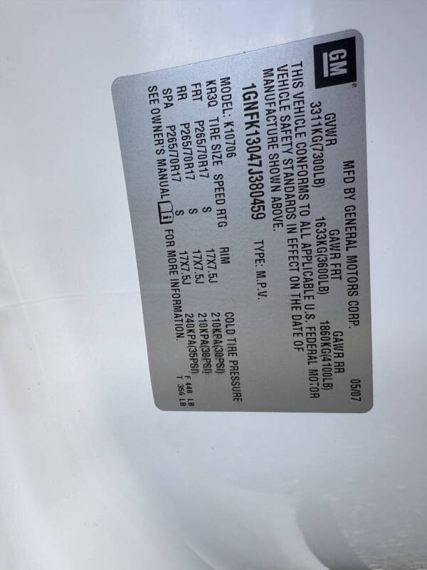 2007 Chevrolet Tahoe LS