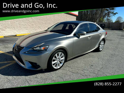 2015 Lexus IS 250 for sale at Drive and Go, Inc. in Hickory NC