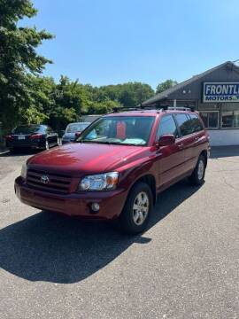 2007 Toyota Highlander for sale at Frontline Motors Inc in Chicopee MA