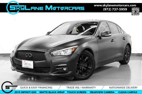 2015 Infiniti Q50 for sale at Skylane Motorcars in Carrollton TX