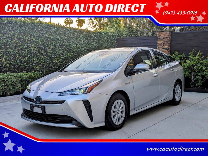 2019 Toyota Prius for sale at CALIFORNIA AUTO DIRECT in Costa Mesa CA