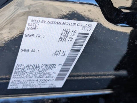 2025 Nissan Altima 2.5 SR