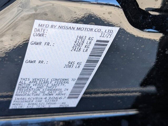 2025 Nissan Altima 2.5 SR