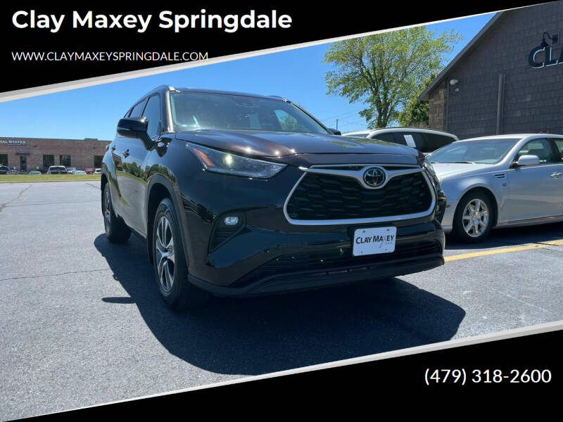 2021 Toyota Highlander for sale at Clay Maxey Springdale in Springdale AR