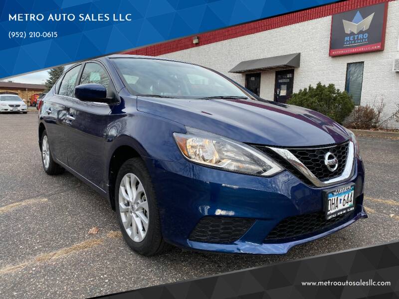 2019 Nissan Sentra for sale at METRO AUTO SALES LLC in Lino Lakes MN
