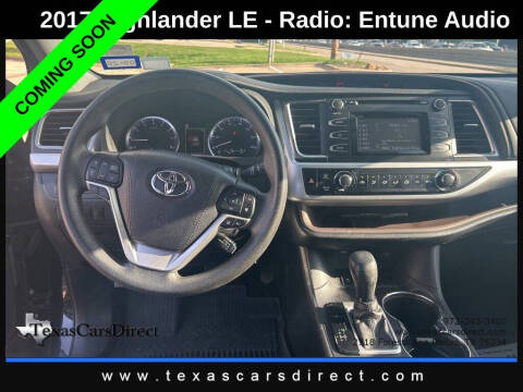 2017 Toyota Highlander LE
