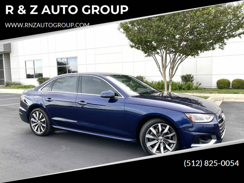2020 Audi A4 for sale at R & Z AUTO GROUP in Austin TX