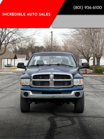 2004 Dodge Ram 2500 for sale at INCREDIBLE AUTO SALES in Bountiful UT