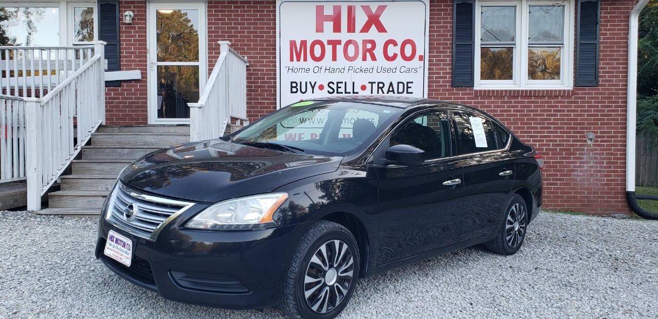 2014 Nissan Sentra for sale at Hix Motor Co in Jacksonville, NC