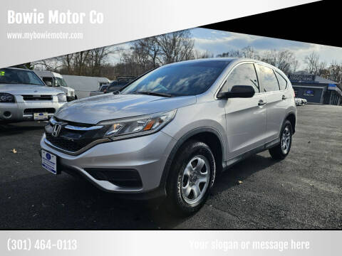2016 Honda CR-V for sale at Bowie Motor Co in Bowie MD