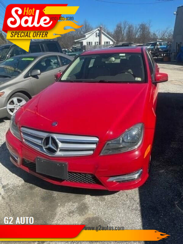2013 Mercedes-Benz C-Class for sale at G2 AUTO in Finksburg MD