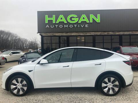 2021 Tesla Model Y for sale at Hagan Automotive in Chatham IL
