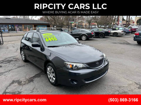 2008 Subaru Impreza for sale at RIPCITY CARS LLC in Portland OR