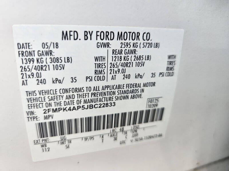 2018 Ford Edge Sport