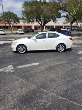 2008 Lexus IS 250 for sale at OLAVTO EXPORT INC in Hollywood FL