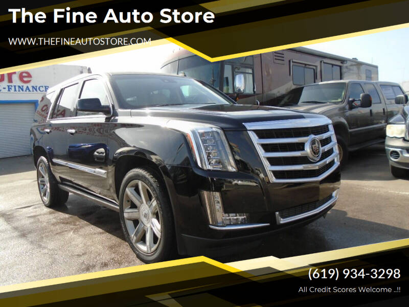 2015 Cadillac Escalade for sale at The Fine Auto Store in Imperial Beach CA